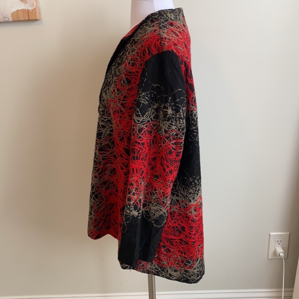 Joseph Ribkoff Single Button Knit Jacket - Picture 5 of 11